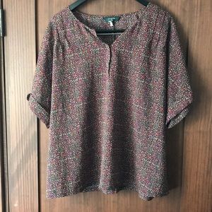 J. Crew Large Dot Top
